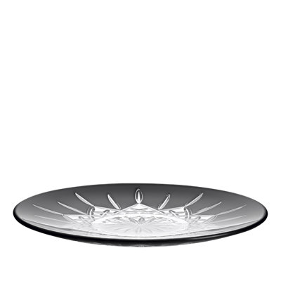 Lismore Black Decorative Plate 12 in