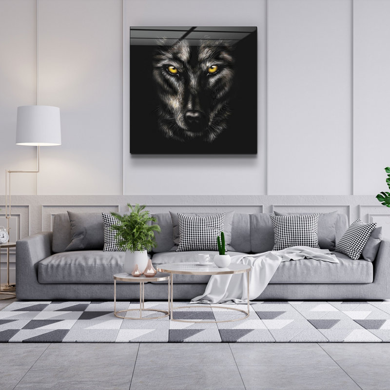 Superbe peinture décorative en verre trempé de 19,7 po x 19,7 po | 100% verre trempé, épaisseur: 0,16 pouce | Impression UV pour des couleurs éclatantes | Parfait pour la décoration intérieure, le salon ou le bureau
