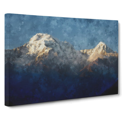 Mountain View Vol.6 Painting - Wrapped Canvas Graphic Art
