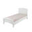 Elegant Double Bedstead, White Lacquer Painted MDF, 47.2 x 38.6 x 78.7 inches | 100% Durable Construction, Traditional Design | Perfect for Cozy Bedrooms & Timeless Decor, Stylish and Sturdy Frame-2002912955