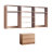 Devi Oak Wall Mounted Wood Closet System