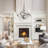  Westbury 5-Light Shaded Chandelier with Glacial Glass