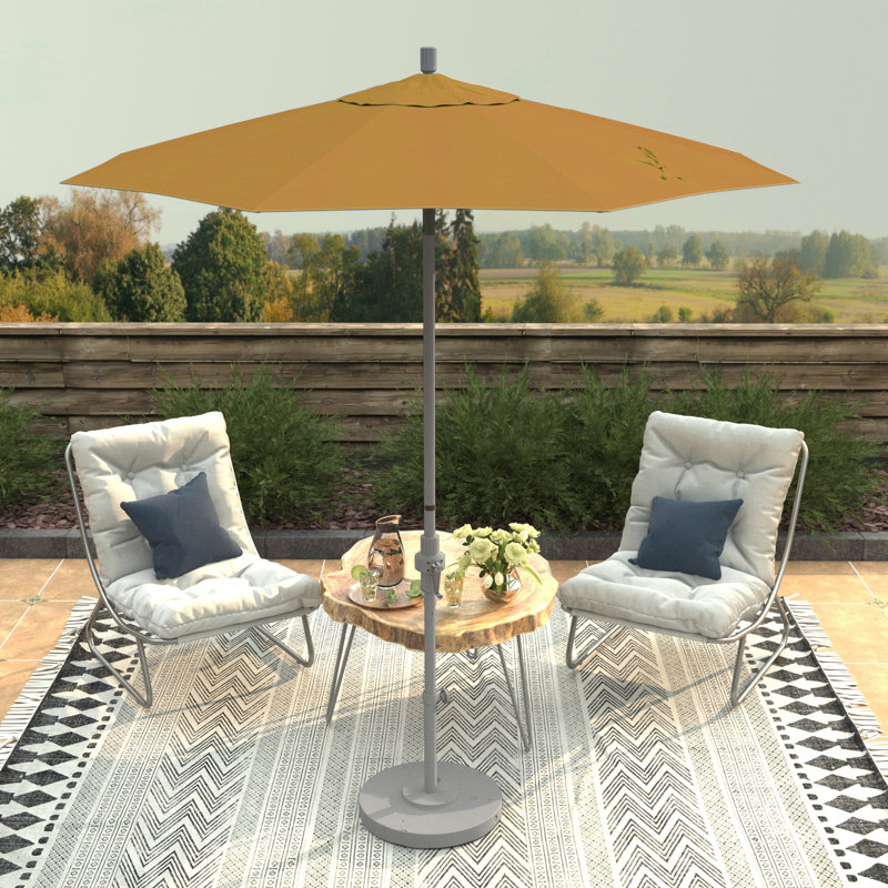 Parasol de marché 7 pi 6 po Kahron, Toile Sunbrella® toscan