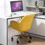 Chaise avec accoudoirs en velours Emery Camyra