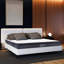 14 po Très grand matelas en mousse avec tricot doux, plusieurs couches pour plus de confort, système de ressorts ensachés, débit d'air amélioré, livraison compacte, matelas, couches, relief, conception respirante, boîte roulée