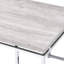 Table basse rectangulaire - Chêne et métal naturel avec et tendance