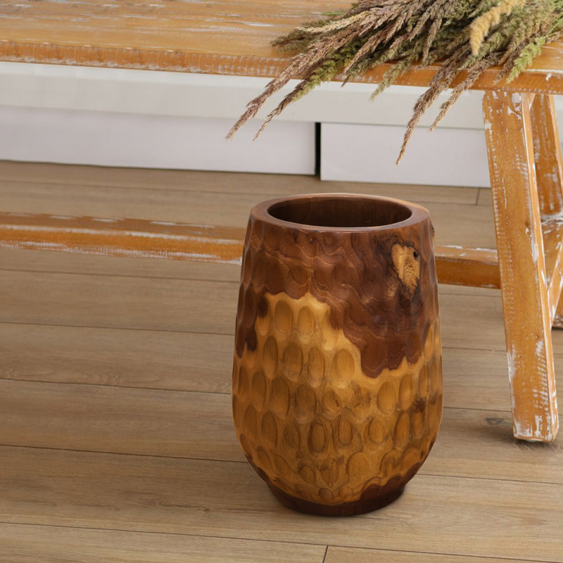 Solid Wood Table Vase