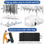 30 Ft x 10 Ft Real Heavy Duty Steel Pop-Up Canopy with 8 Removable Sidewalls-109709138