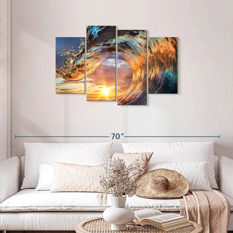 Gillard Curling Ocean Wave, H 27 po x l 43 po