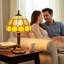  Tiffany-Style Table Lamp for Bedroom, Bulb not Included, Green-280398524