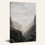 Murs du canyon Misty en toile noire et blanche-1905252366
