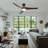 52" Smart Ceiling Fan with Dimmable LED Light and Remote Control-1519990392