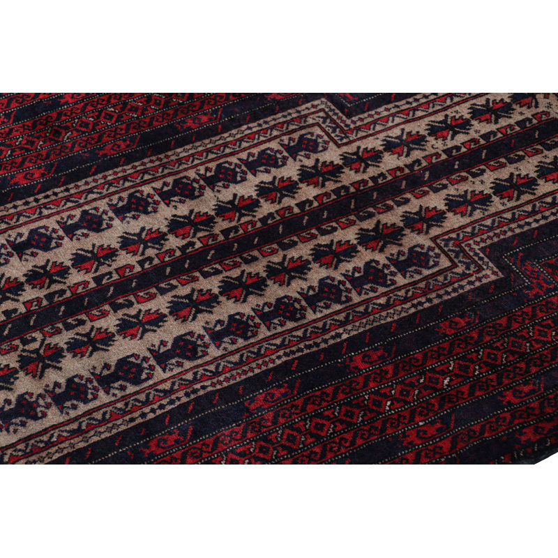 One-of-a-Kind 3'2"X4'7" Hand Knotted Area Rug