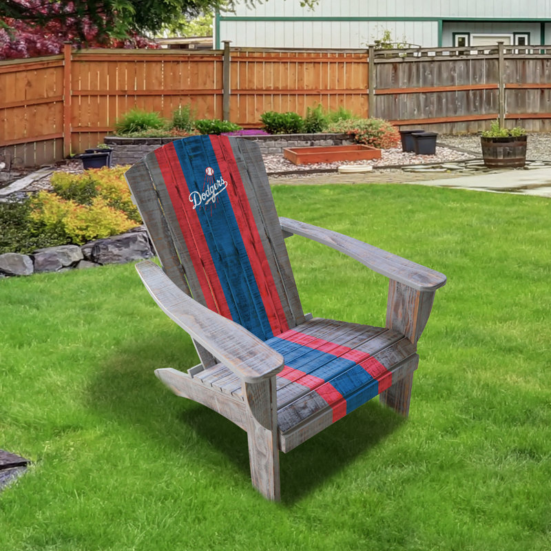 Chaise adirondack en bois mlb, Dodgers de Los Angeles