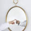 Miroir rond en fer