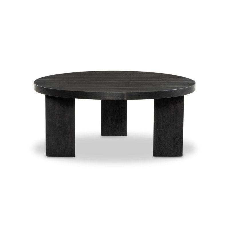 Mesa Solid Wood Coffee Table, Light Brushed, 16" H x 38" L x 38" W