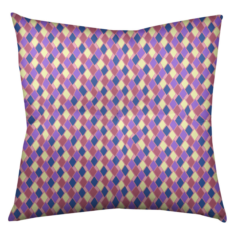 Coussin Katelyn Elizabeth, 30 po x 30 po, Rose / Mauve