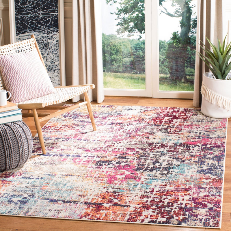 Everman Abstract Area Rug, Rectangle 122 x 183 cm