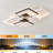 Modern Rectangular Elegant Dimmable Led Ceiling Light With Remote Control-904311671-899091650