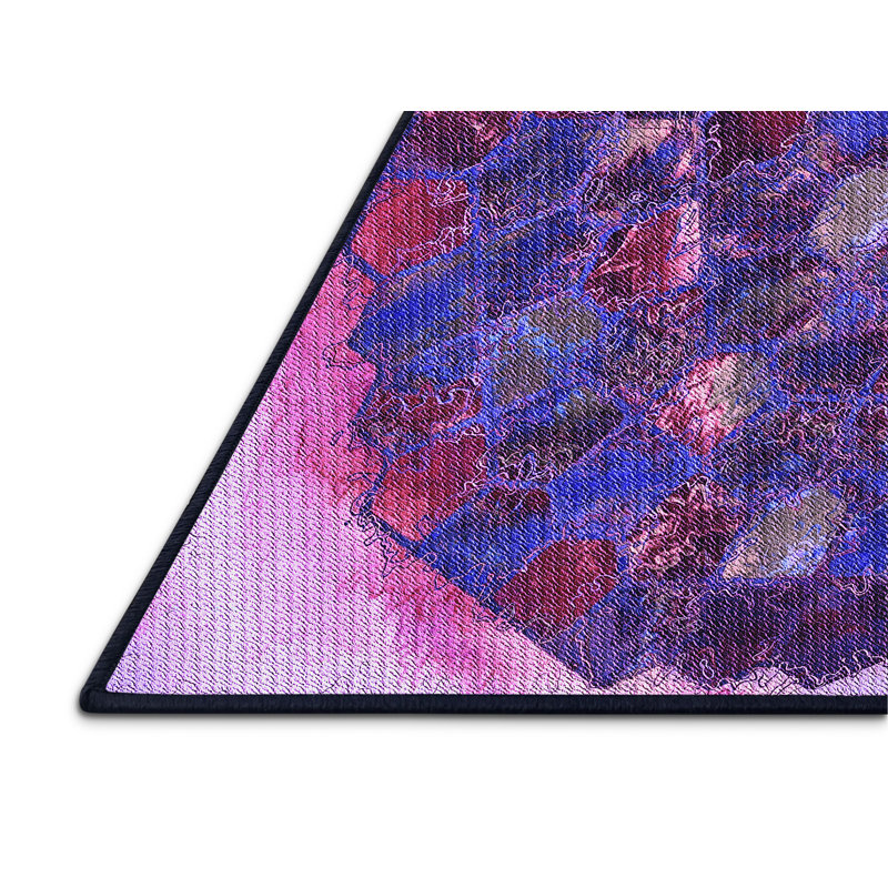 Abstract Indoor Rug, Rectangle 3' x 5'