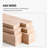 Coffee Solid Wood Shoe Storage Bench