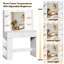 Dressing Table With Mirror Makeup Vanity With Usb Charge-891498510