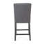 Ensemble de 2 tabourets de comptoir capitonnés contemporains en tissu, 26 po-515524870