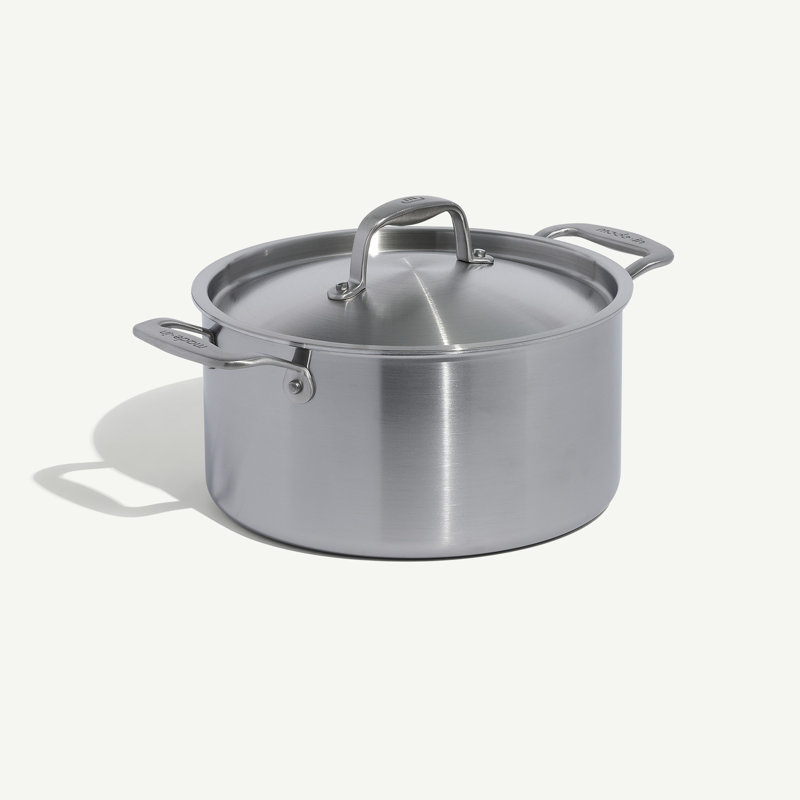 Stainless Clad 6 qt. Stock Pot with Lid