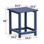 Ensemble de 2 chaises pliantes Adirondack d'extérieur-130093444