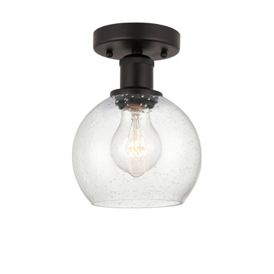 Plafonnier semi-encastré 1 lumière
