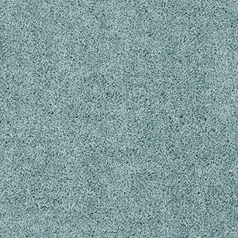  Denim Blue Shaggy Rug, Runner 67 x 150cm