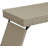 Portable Folding Wicker Table, Grey