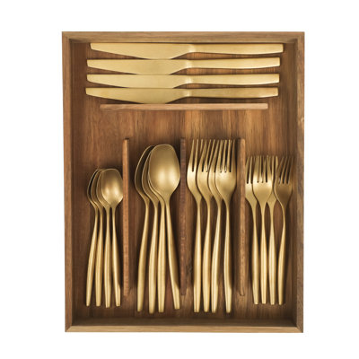 Ensemble de couverts 20 pièces en acier inoxydable 18/10 avec ustensiles de cuisine Bloomhouse