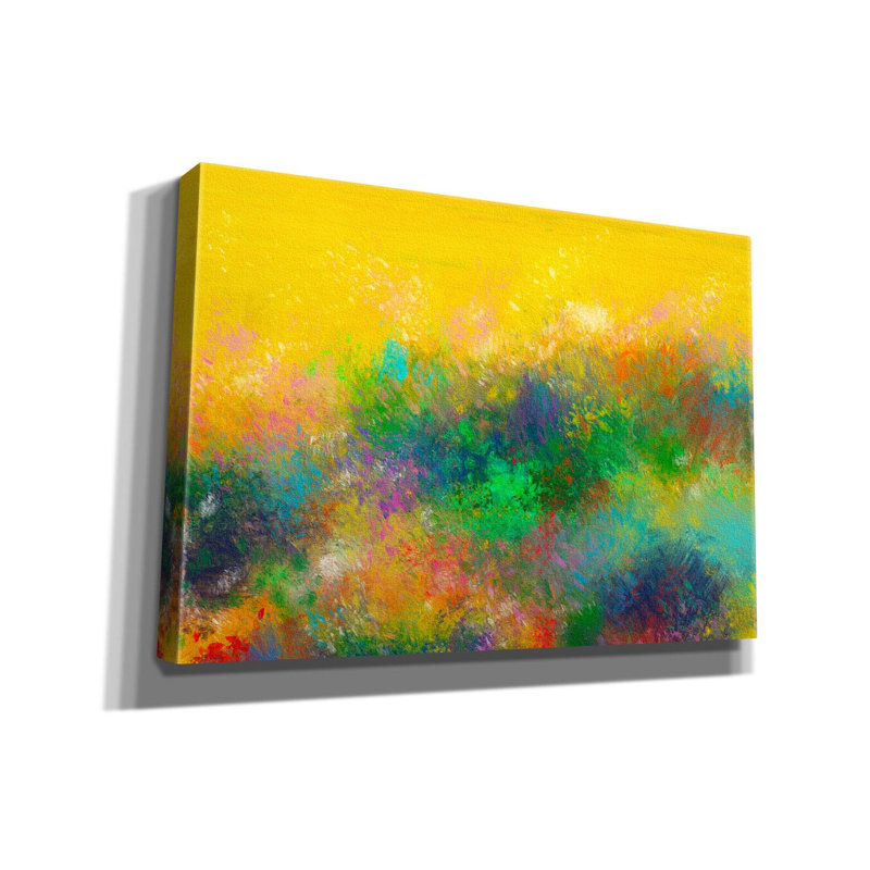 «Epic Graffiti« The Van Gogh's Garden »par Cesare Bellassai, art mural sur toile, 26 po x 18 po, H 18 po x l 26 po