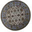 Wool Oriental Area Rug in Gray/Light Blue/Brown