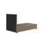 Lit plateforme tapissier capitonné en bois massif avec rangement Morphis-44722938-44722940