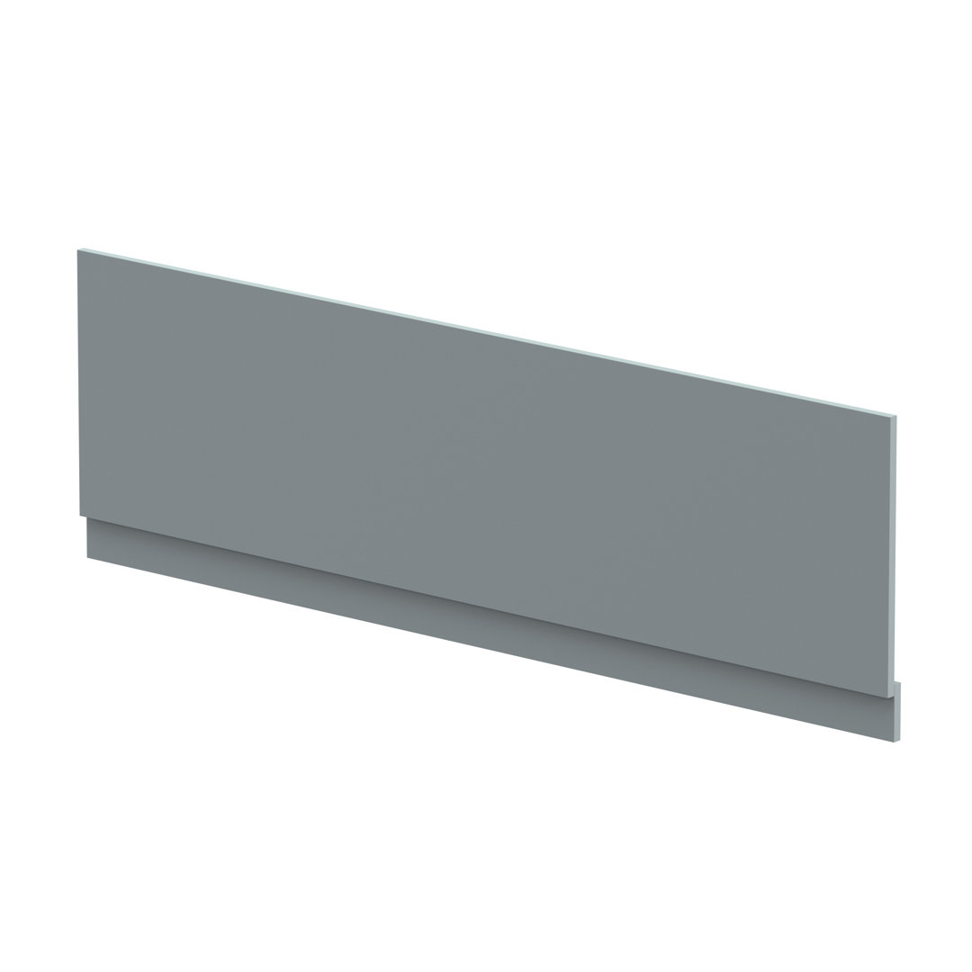 Nuie 1800mm Bath Front Panel & Plinth - Coastal Grey - Image 2