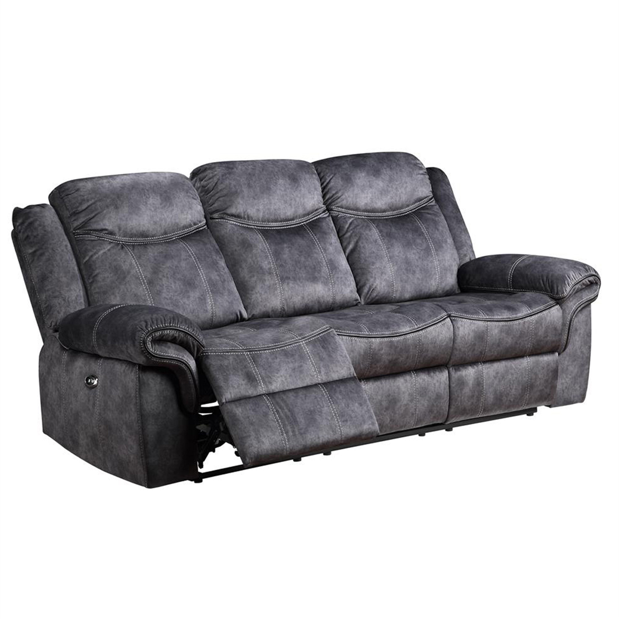 Red Barrel Studio JIMNY DOMINO COFFEE POWER RECLINING SOFA - Wayfair Canada
