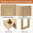 Modern Console Table with Drawers-838355177