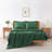 4/6 Pcs Soft Solid & Embroidery Bed Sheets Set-114640760-114640753