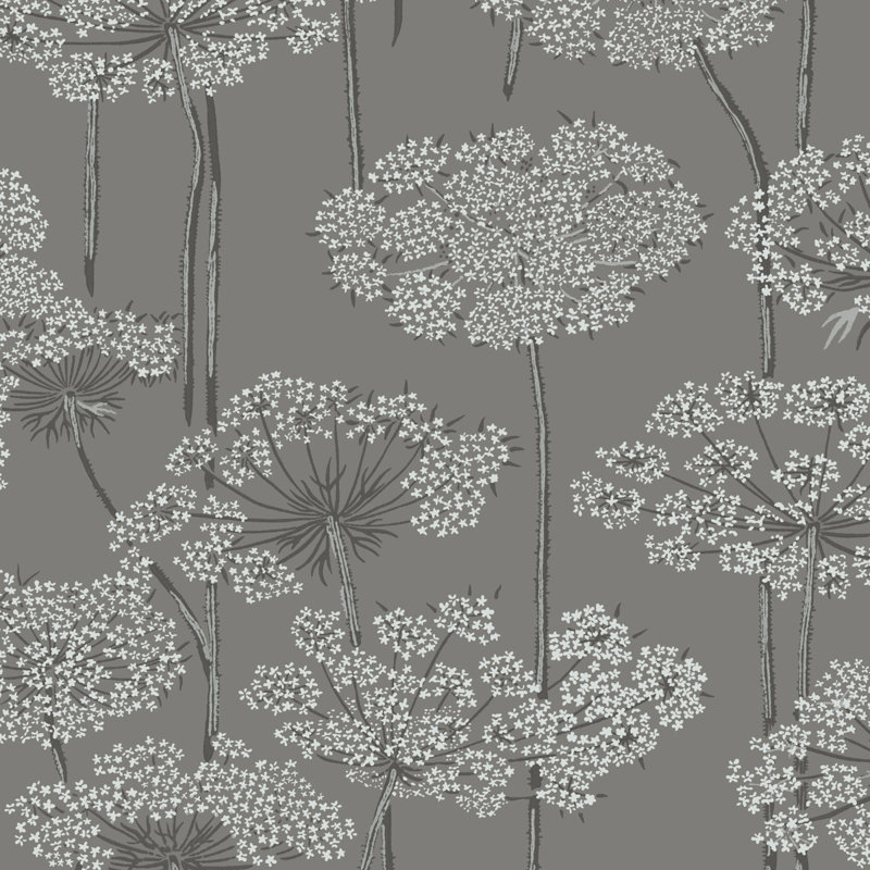 Boråstapeter Ingrid Wallpaper, Gray