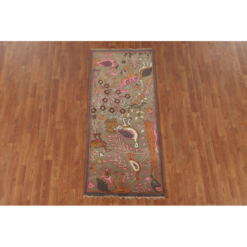 Cotton Floral Indoor Rug