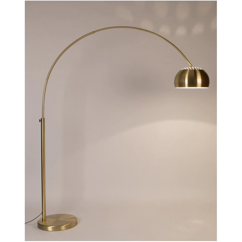 81'' Arched Floor Lamp, Gold