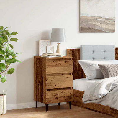 Pythagoras 40cm W Particle Board / Chipboard Bedside Table