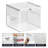 Clear Storage Bag - Foldable Large Plastic Bags with Zipper & Carry Handles, Great for Clothes, Blankets, Closets, Bedrooms - Single-319153792