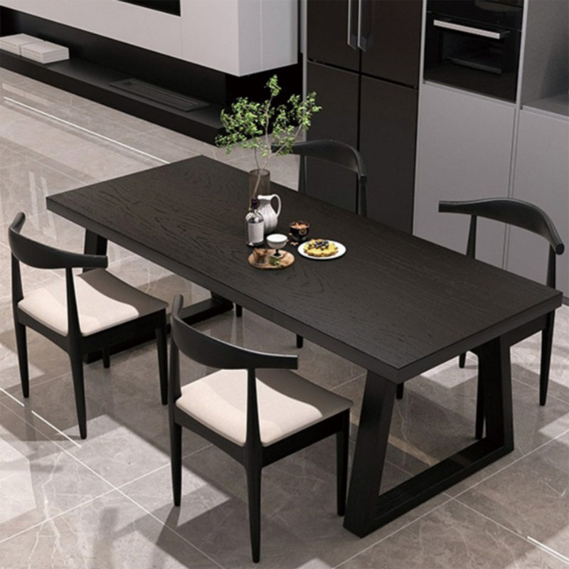 Ensemble de table entièrement en bois massif, H 29,92 po x L 86,61 po x l 35,43 po