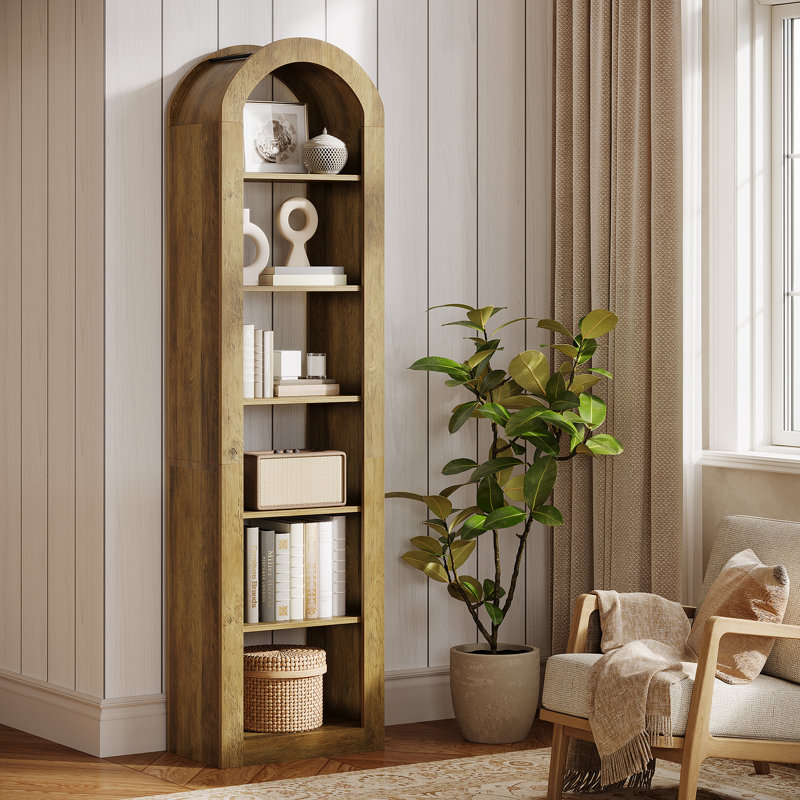 190cm H x 50cm W Standard Bookcase, Brown