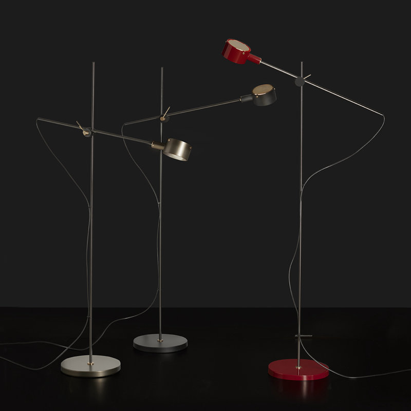 G.O. Floor Lamp, Scarlet Red, Scarlet Red