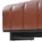 Stylish PU Fabric Indoor Dining Bench With Rubber Wood Legs, Spacious And Comfortable Seating For Modern Homes-470252031