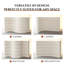 Movable Freestanding Paper Decorative Partition Wall, Foldable Accordion Double‑Sided Backdrop Screen, Privacy Divider for Exhibition Booth, Pop‑Up Shop, Photo Studio, Apartment Dorm